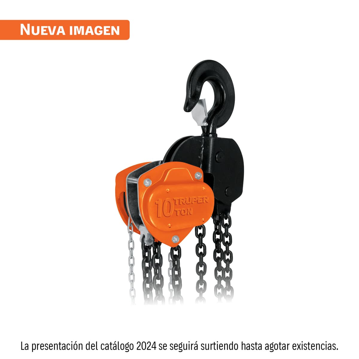 TECLE 10 TN DE 3MTS C/CADENA (16829) - TRUPER
