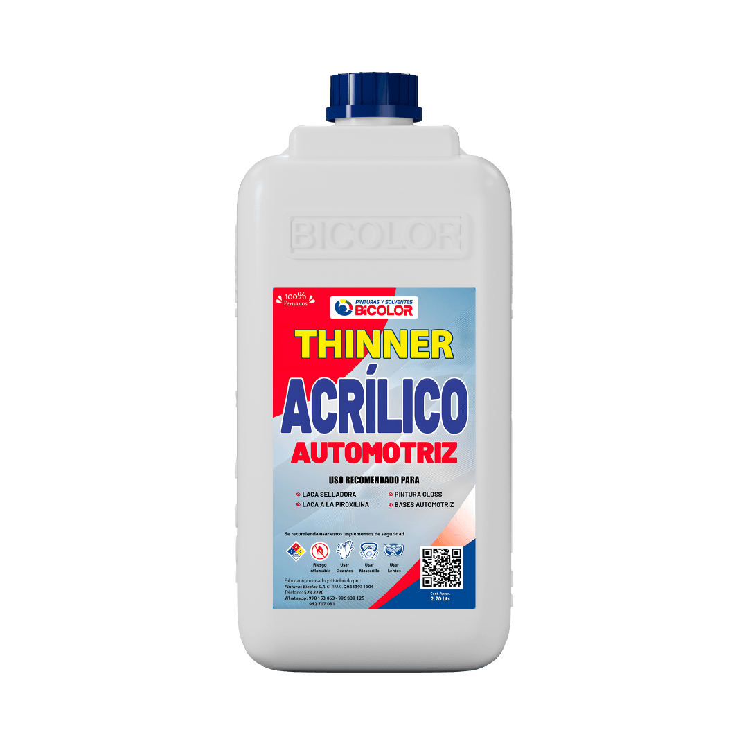 THINER ACRILICO AC-105 NF1 ENV. 2.70LT  - BICOLOR
