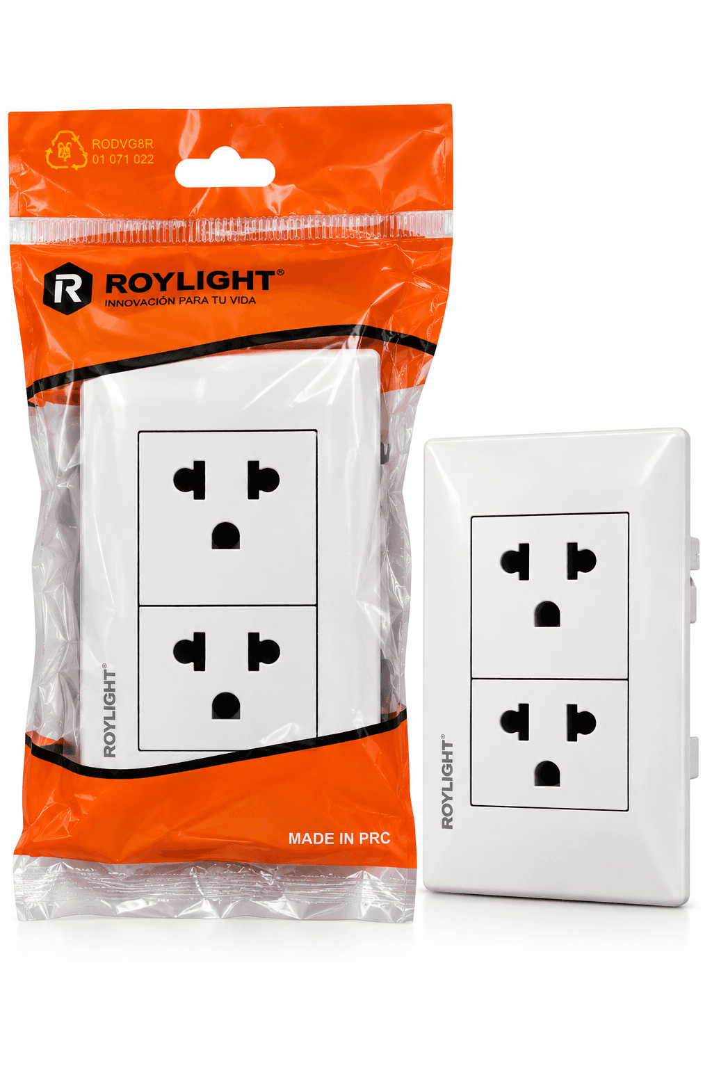 TOMAC. DOBLE UNIV.+TIER.BLANCO MATRIX (ROY059)- ROYLIGHT