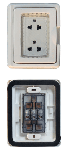 TOMAC. DOBLE UNIV.+ TIERRA HIDROBOX (KFWP638TR.WH) - OPALUX