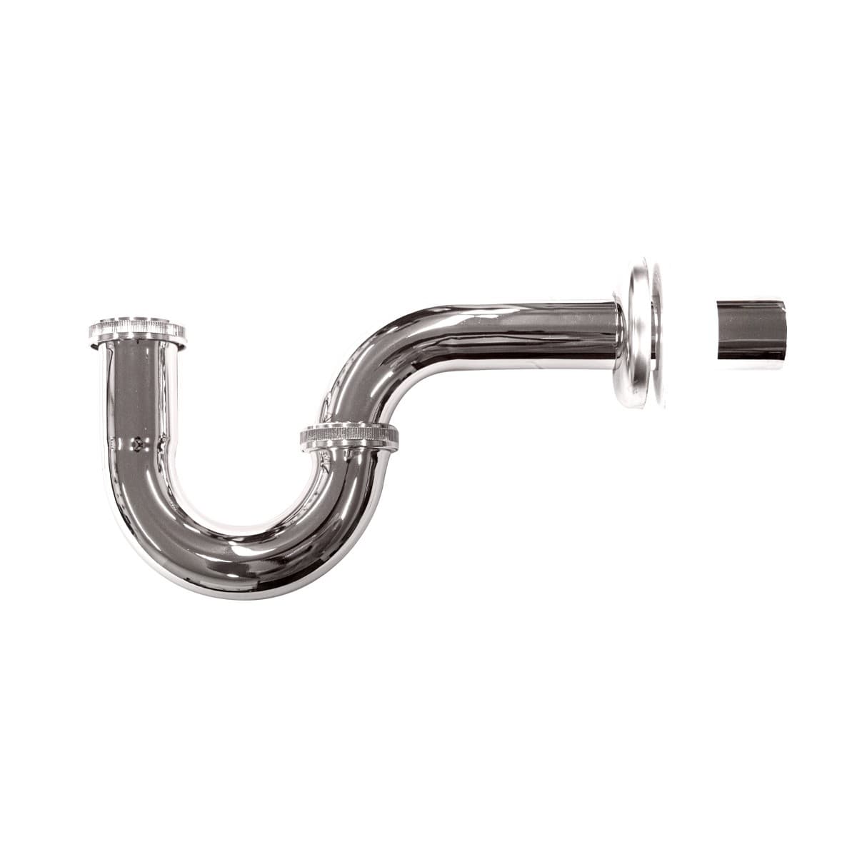 TRAMPA "P" 1.1/2" P/LAVADERO CROMO (MASA024C) - METUSA