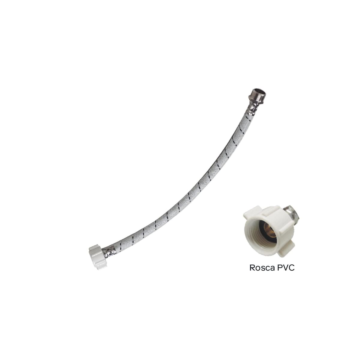 TUBO ABASTO FIBRA 7/8"X40CM (126219) - C&A