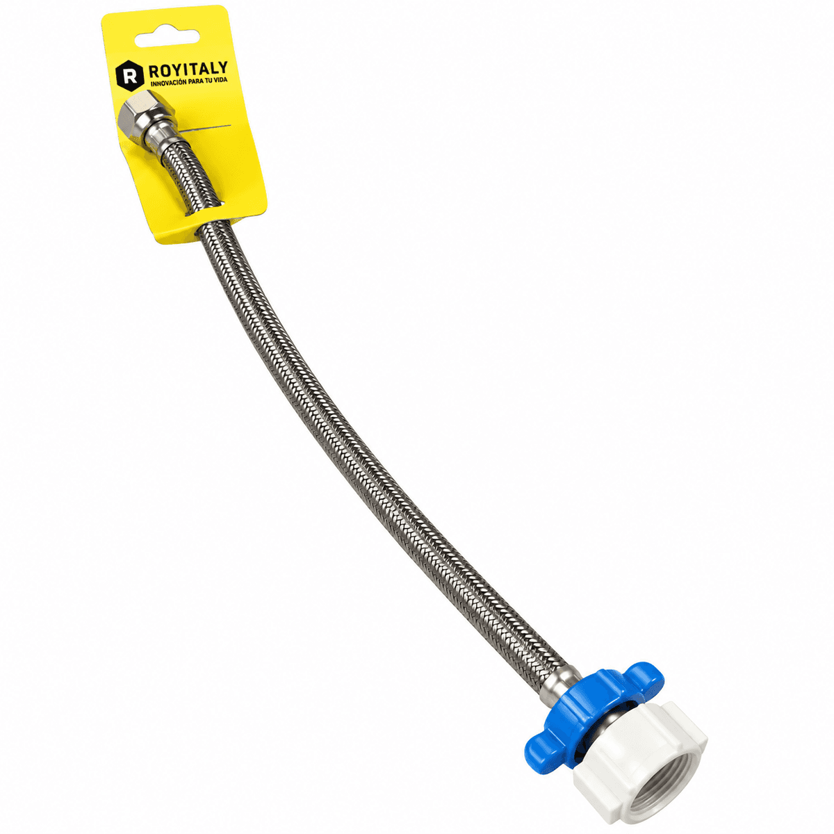 TUBO ABASTO VINIL TRENZ. 7/8"X1/2"X40CM (ROY301) - ROYITALY