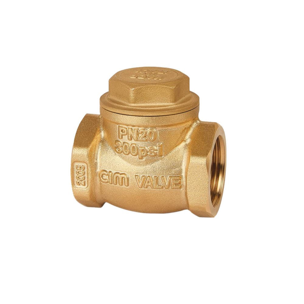 VALVULA CHECK SWING 1.1/2" ASTO/GOMA 250LBS - CIM