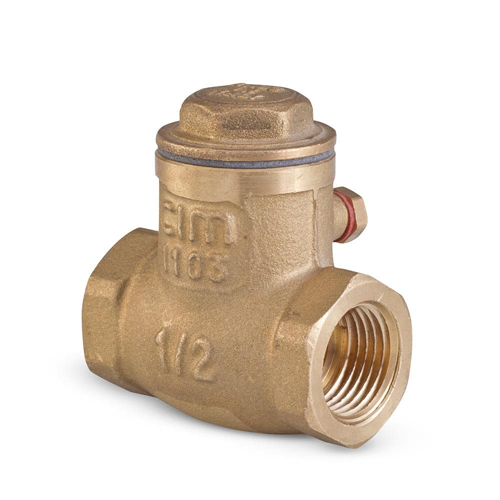 VALVULA CHECK SWING 1/2" ASTO/GOMA 250LBS CIM80A - CIM