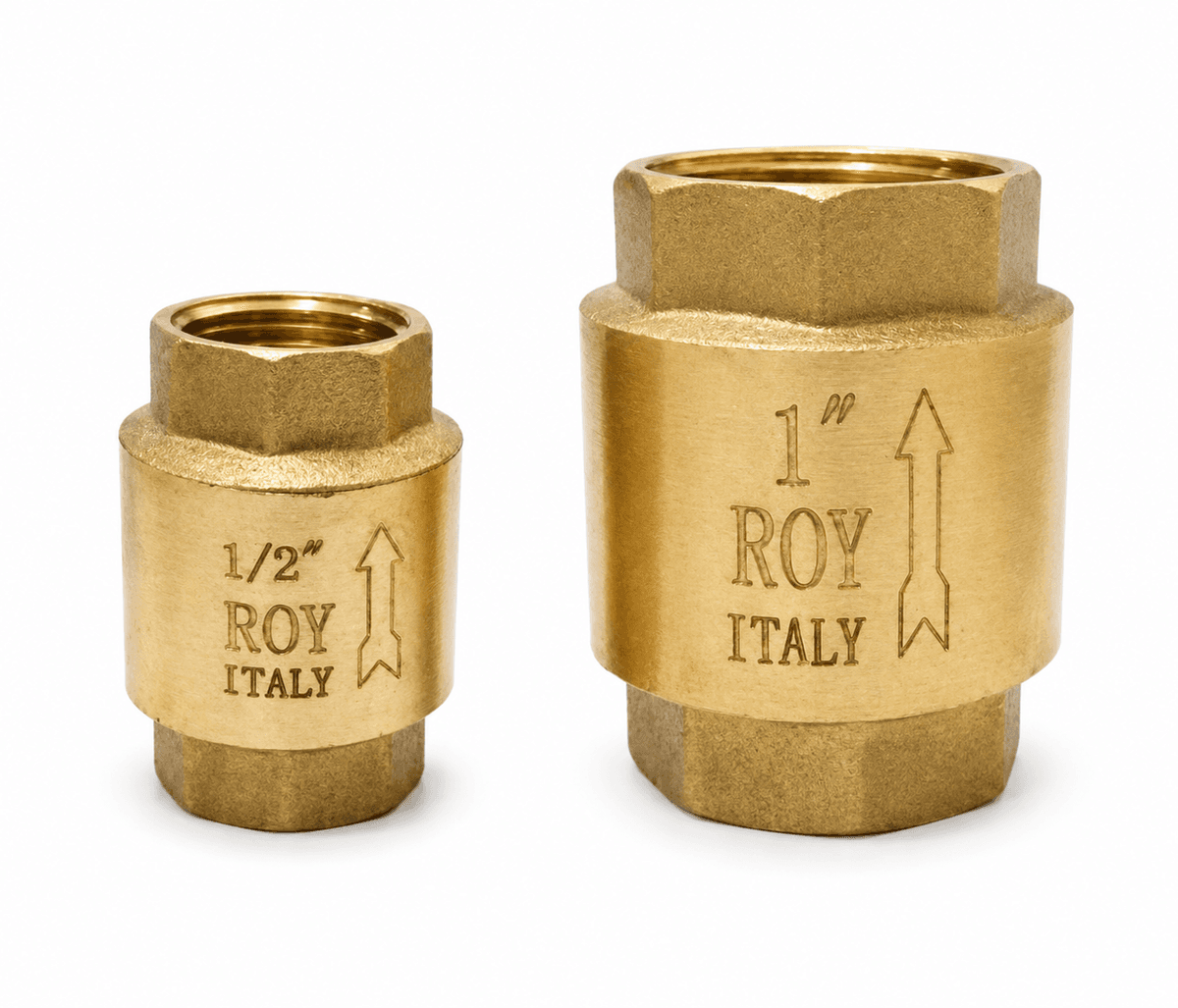 VALVULA CHECK VERT./HORIZ. 1/2" BRONCE (ROY327) - ROYITALY