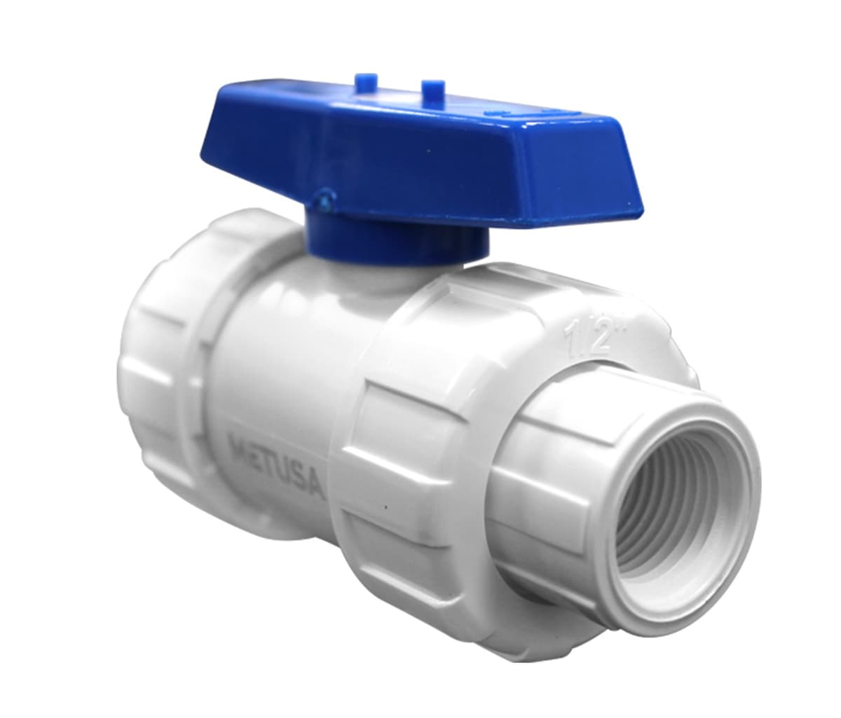 VALVULA DOBLE UNIVERSAL 1/2" C/R PVC (MASC001) - METUSA