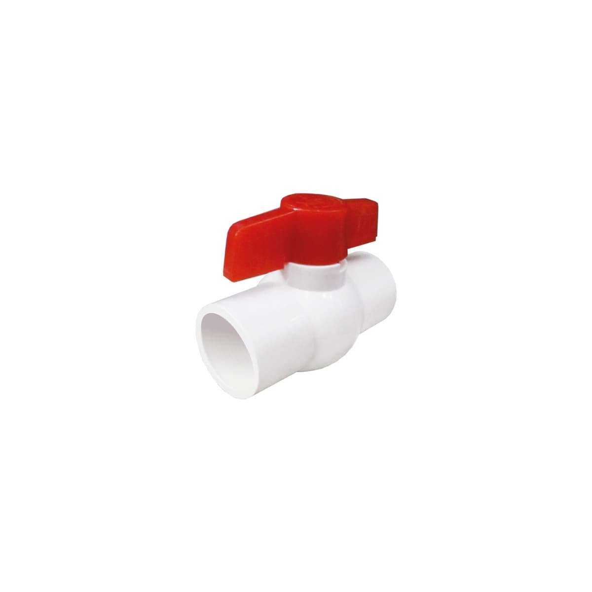 VALVULA ESFERICA 1/2" PVC S/R (126041) - C&A