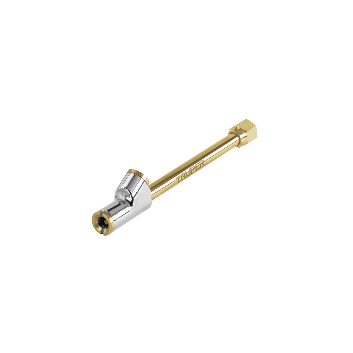 VALVULA P/INFLADOR C/CABEZA DOBLE 1/4" 19089 - TRUPER