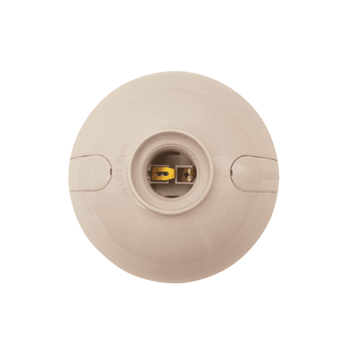 WAL SOCKET 4" OVAL MARFIL E-27 P21A - TICINO