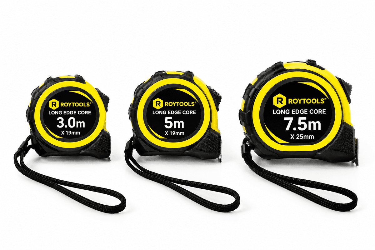 WINCHA 7.5MTS X 25MM AMAR/NEGRO (ROY239) - ROYTOOLS