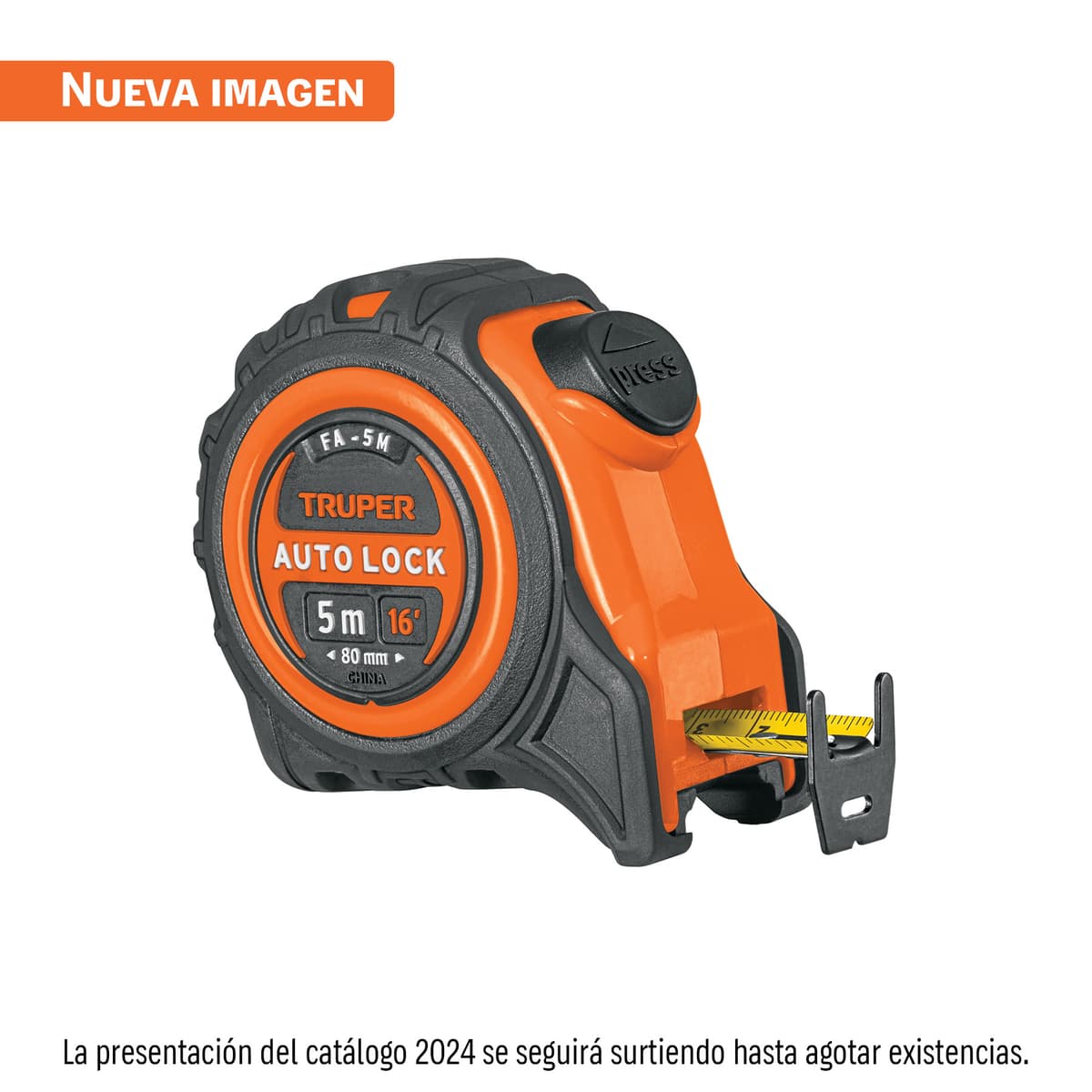 WINCHA AUTO LOCK 5MTS (10747) - TRUPER