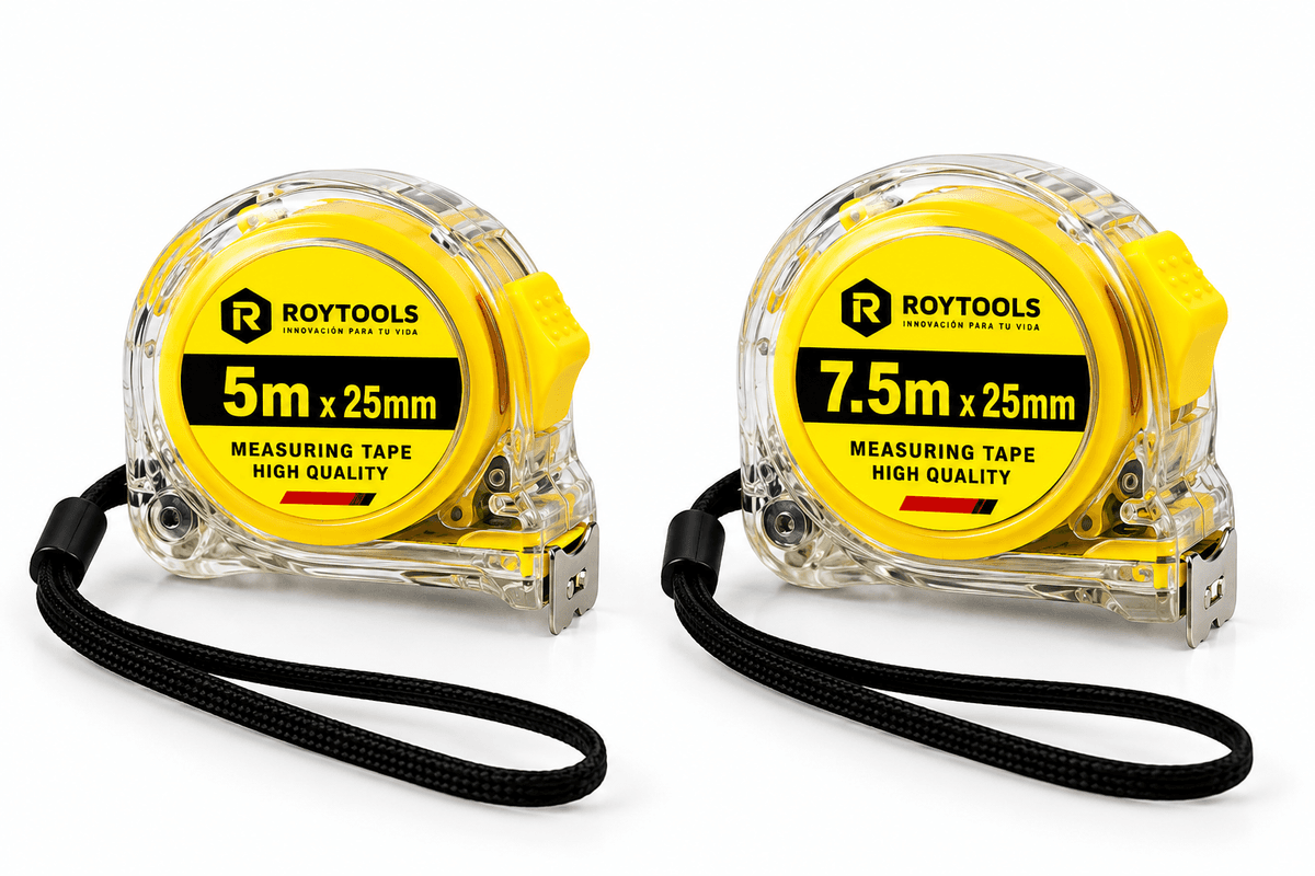 WINCHA TRANSPARENTE 5MTS X 25MM (ROY264) - ROYTOOLS