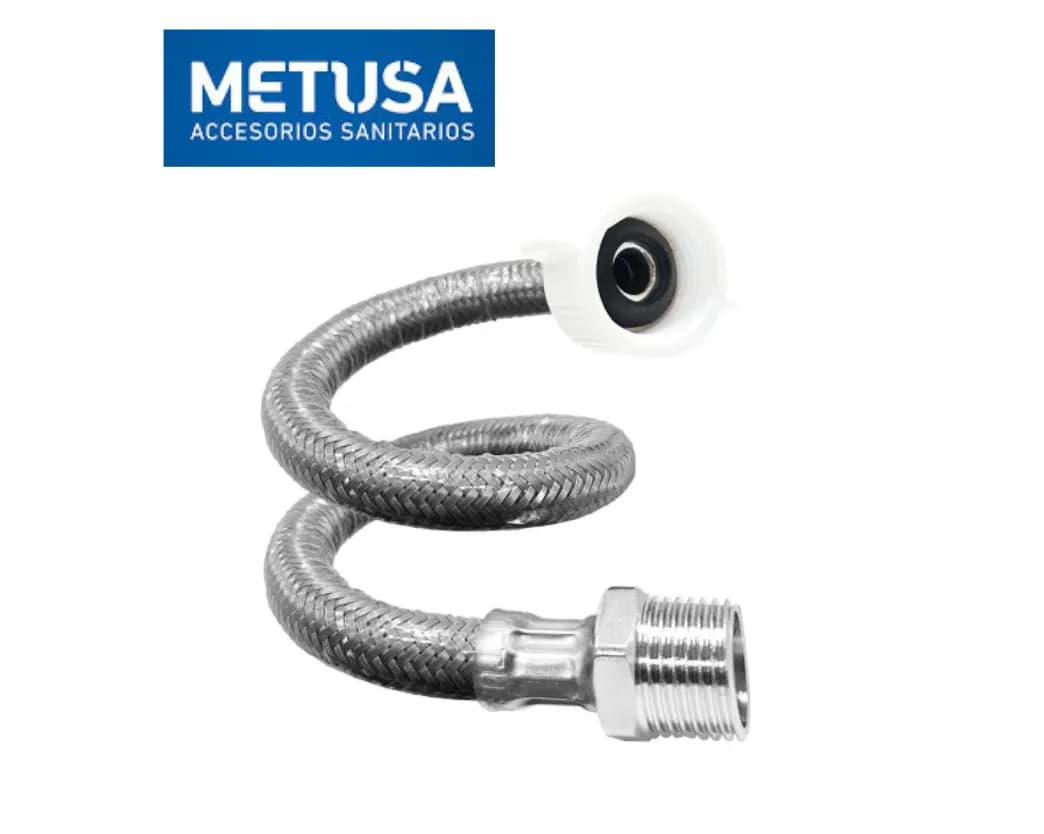TUBO ABASTO VINIL TRENZ BCE 7/8"X40 M-H GRIS(MAST926) - METUSA