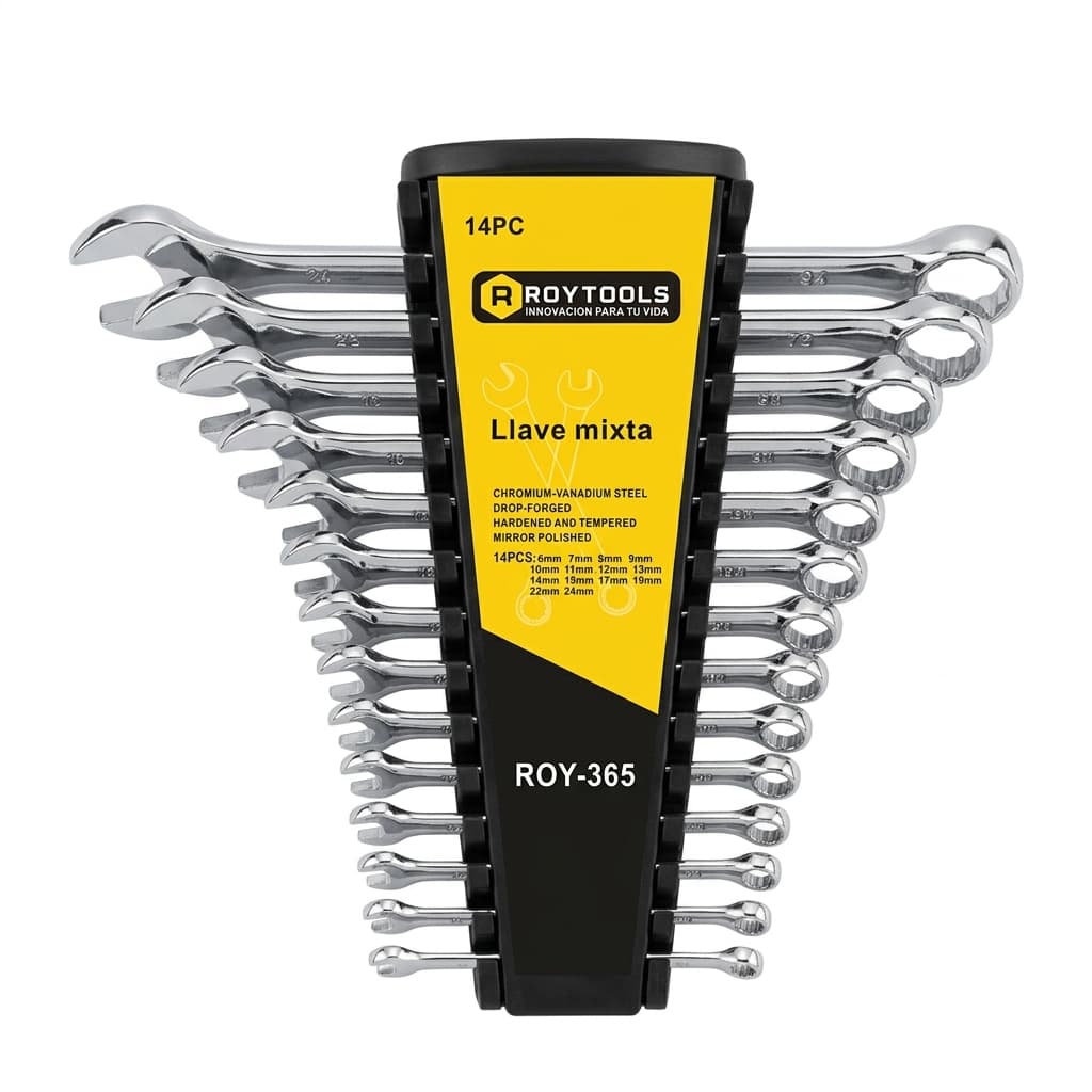 JUEGO LLAVE MIXTA 14PZAS (ROY365) - ROYTOOLS