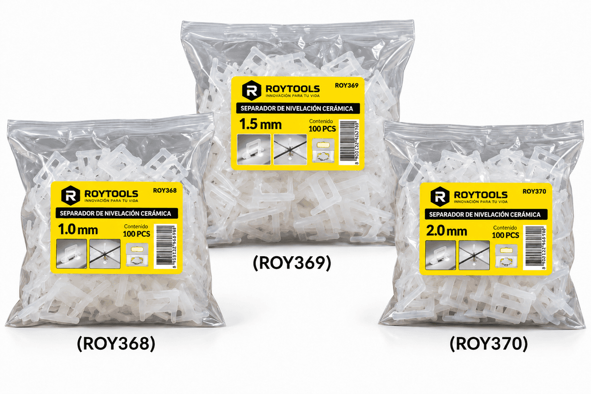 SEPARADOR NIVELACION P/CERAMICA (2MM X100PZS)ROY370 - ROYTOOLS