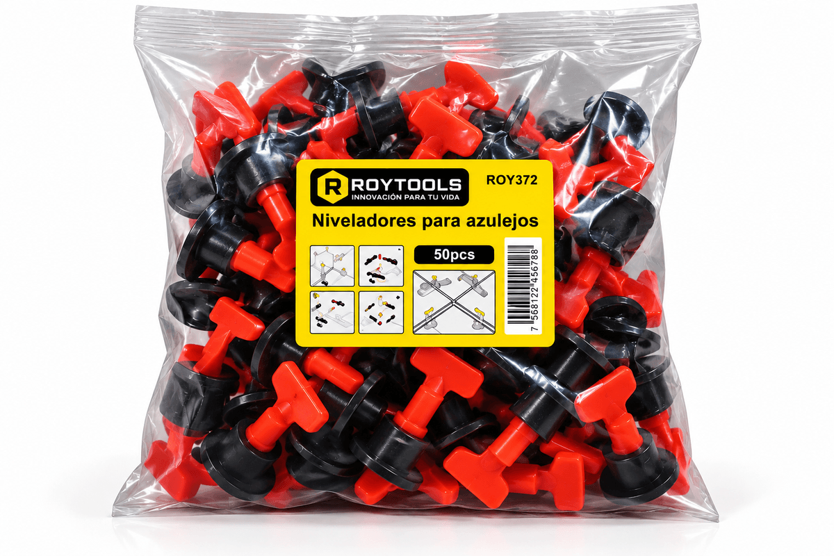 NIVELADORES P/AZULEJOS 1.5MM (50PCS ROY372) - ROYTOOLS