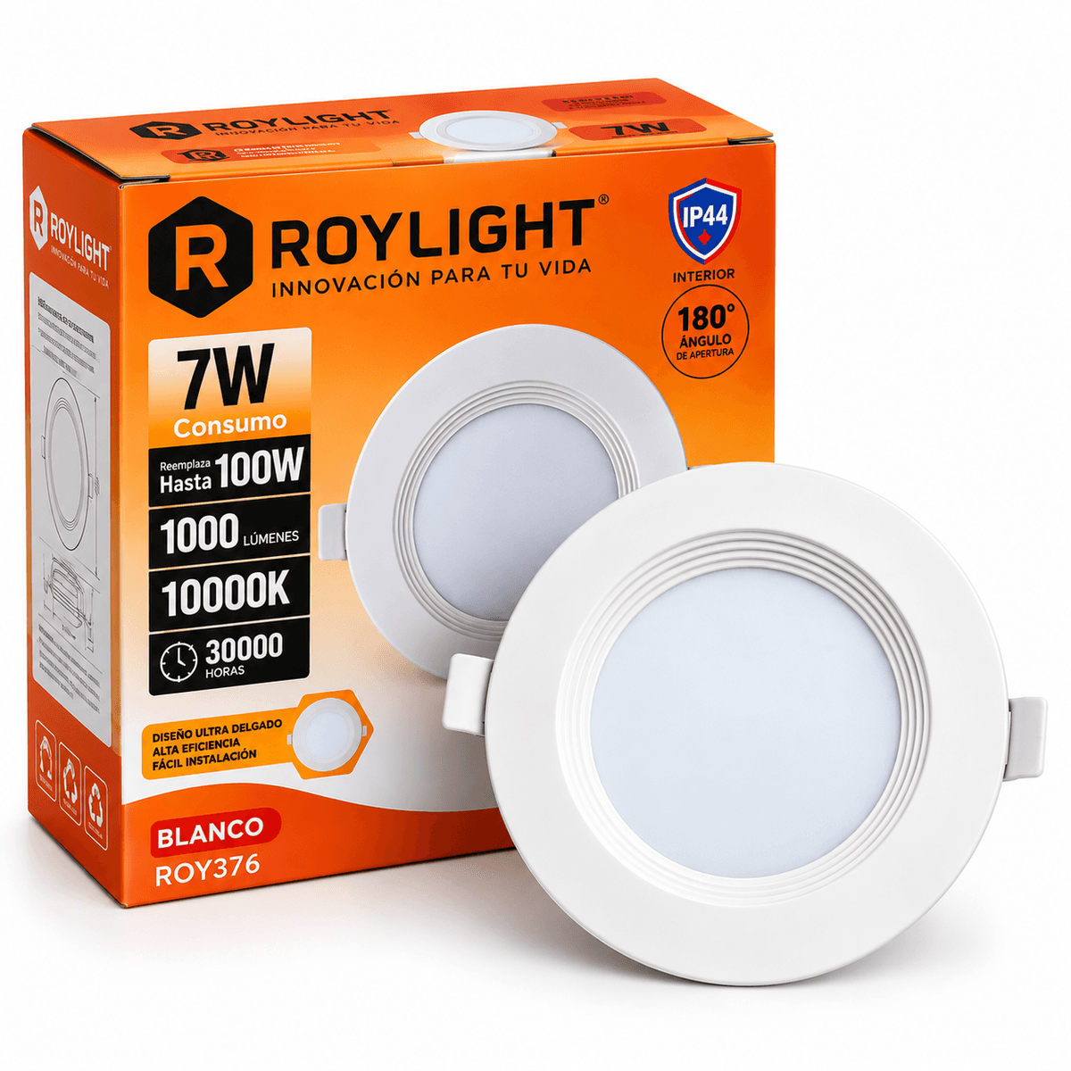 SPOTLIGHT 7W 10000K LUZ BLANCA (ROY376) - ROYLIGHT