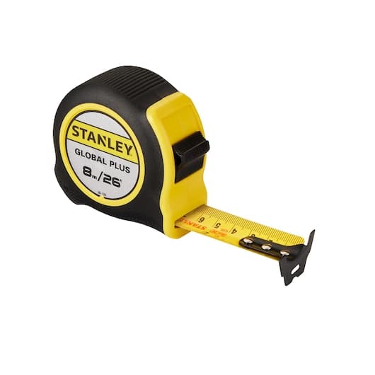 WINCHA GLOBAL PLUS 8MTS X 1" BLIS (30-726) - STANLEY