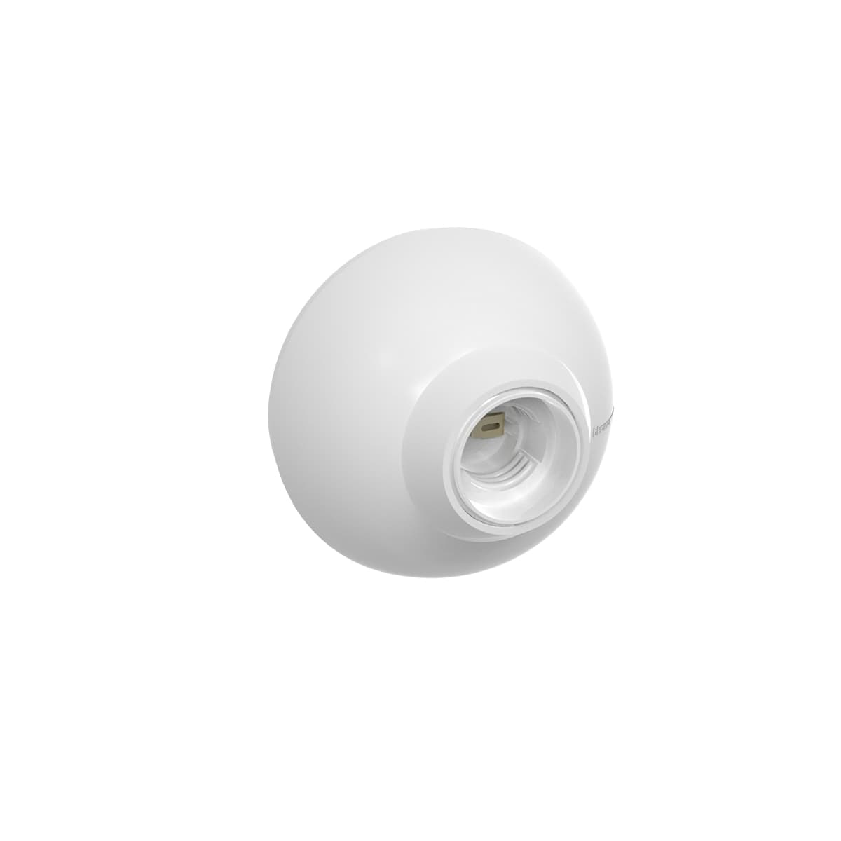 WAL SOCKET 4" OVAL BLANCO  E-27 P23B - TICINO