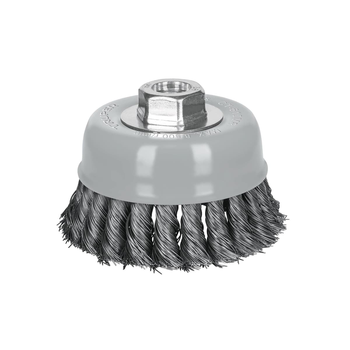 ESCOBILLA COPA TRENZADO FINO 4" (100852) - TRUPER