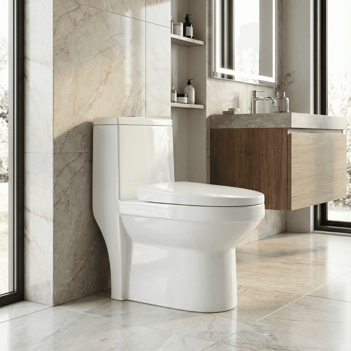 INODORO ONE PIECE STELLA BLANCO C/ASIENTO SV23SC21 - VAINSA
